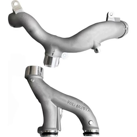LR186859 AJ814311 LR186917 AJ814312 Kit de 4 tuyaux d'eau en aluminium renforcé avec thermostat, compatible avec Land Rover et Jaguar (1/4)