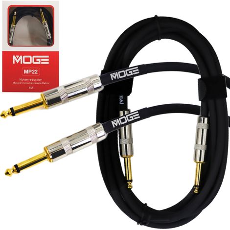 Moge MP22-6 Schwarzes Instrumentenkabel (1/5)