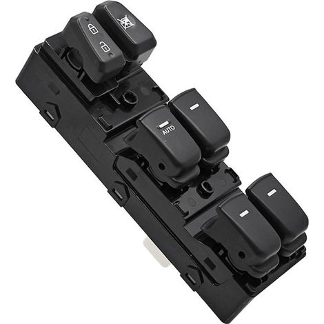 Interrupteur de commande de vitre électrique 93570-3S000, compatible avec les Hyundai Sonata 2011-2015, commande la montée et la descente des vitres électriques, facile à utiliser et améliore le confo (1/4)