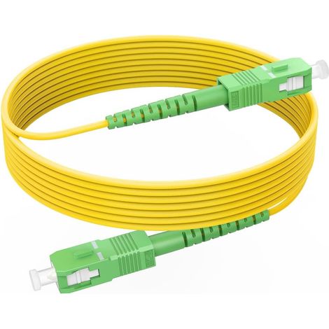 Câble à Fibre Optique OS2 Simplex 25M SC/APC vers SC/APC LSZH - Câble de Connexion Réseau Haute Performance par RamboCables (1/5)