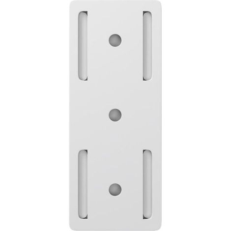 (Blanc)6 Pcs Support de Douille sans Poinçon, Auto Adhésive, Fixation Multiprise Murale idéal pour l'organisation électrique d'un Bureau de Cuisine (1/5)