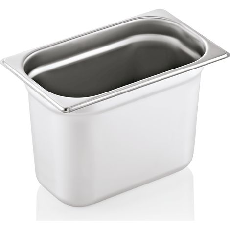 Bac GN 1/4 en Acier Chrome 5,5 L P 200 mm - Was Germany
