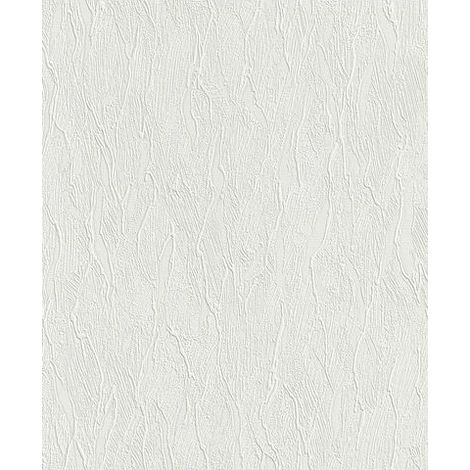 Rasch Vinyltapete 348125 Struktur weiß 10,05 x 0,53 m Vinyltapeten