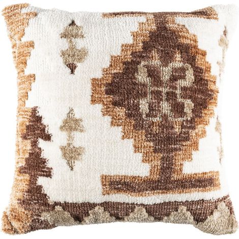Coussin, Coussin Dutchbone Maron 45x45 cm Marron en Fabric, BOITE A DESIGN (1/5)