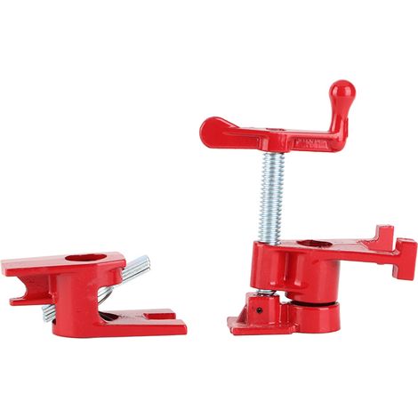 pincesSerre-tube vertical manuelle pour travaux du bois - Compatible tuyau 3/4 pouces (1 serre-tube + 1 clip) (1/5)