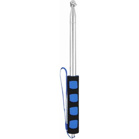 Mât télescopique extérieur en acier inoxydable de 2 mètres, pour pointeur d'enseignement des enseignants, bannière de Guide touristique, mât de drapeau de 79 pouces (1/5)