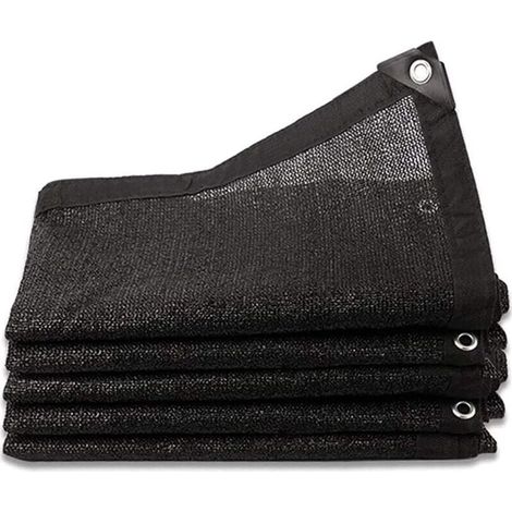Filiyano-Filet d'ombrage, 8 poteaux, renforcement à 80 %, voile d'ombrage épaisse, filet coupe-vent pour serre avec îlots, pour la protection des (1/5)