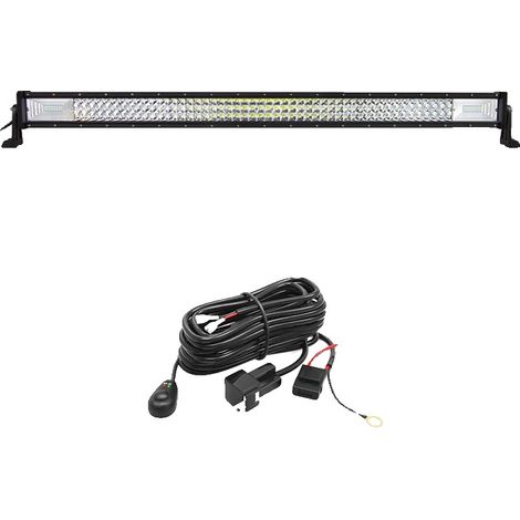 Barra luminosa a LED, fascio combinato, design impermeabile, kit di cavi da 42 pollici e 540 W (1/2)