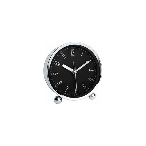 Réveil sans tic-tac, horloge de chevet silencieuse de 4'' pour dormeurs lourds Horloge analogique à piles avec design moderne Horloge de table à grand écran pour salon Salle d'étude Bureau