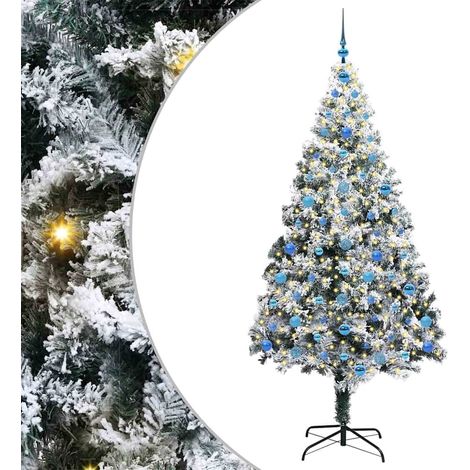 Sapin de Noël,Arbre de Noël artificiel Vert 210 cm PVC, Acier et Plastique CFW32676 (1/5)