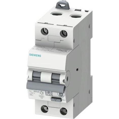 Siemens 5SU13266FP16 FI-Schutzschalter/Leitungsschutzschalter   Sicherungsgröße = 2 2polig 16 A 0.03