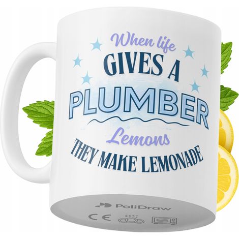 Lustige Tasse für Klempner – Kaffee- oder Teetasse mit witzigem Textdesign – ideal für Geburtstage, Namenstage, Feiertage und besondere Anlässe. Hochwertige Tasse für Zuhause, Büro und Arbeit. Farbe: 