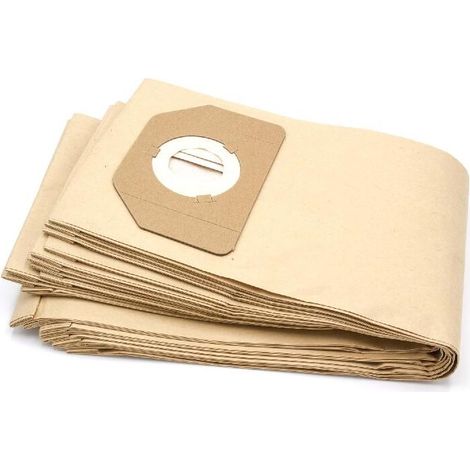10x sacs compatible avec Kärcher A2204/A2656/3300 papier, marron,815x230x2mm,70g (1/4)