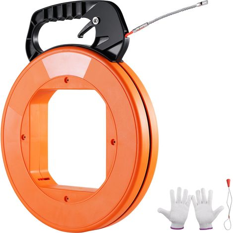 Câble tire-fil PET 30,5 m (100 pieds), Ø 6,35 mm, avec boîtier plastique robuste. (1/5)
