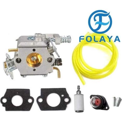 FOLAYA Carburateur pour Partner 350 351 370 371 390 420 McCulloch Mac 333 335 338 435 Walbro WT-600 WT-624 WT-625 WT-637 WT-662 (1/3)