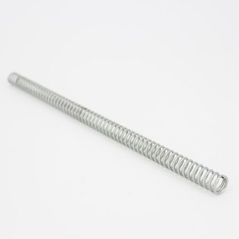 Ressort compression 300 mm – Acier galvanisé Ø 15 mm – Fil Ø 2 mm – Constante 1.287 N/mm – Pour applications plomberie (1/2)