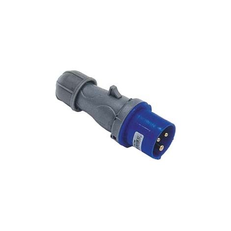 SPINA INDUSTRIALE VOLANTE BLU 2P+T CEE IP44- -16A colore blu - 5 pezzi