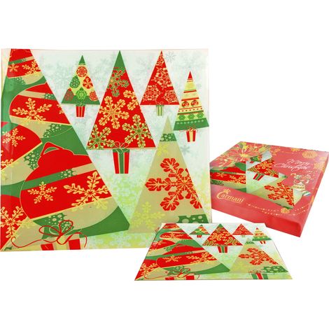 Piatto decorativo con motivo natalizio, porcellana, Natale, CASA