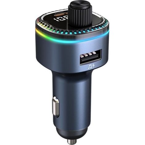 Lecteur de musique MP3 de voiture C58 type-c + chargeur de voiture USB adaptateur Bluetooth transmetteur FM (1/5)