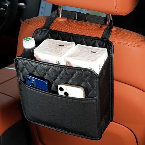 Sacoche de dossier pour siège auto, porte-documents, poches multiples, boîte de rangement pour bouteille, boîte de rangement, rangement de voyage, petite poche, sac pour enfant