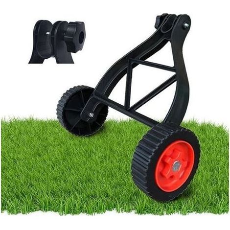 pair Aiperq Roues de support ajustables pour coupe-bordures Réduction de fatigue Compatibles avec tubes de 0,98 à 1,2 pouces Installation facile (1/4)