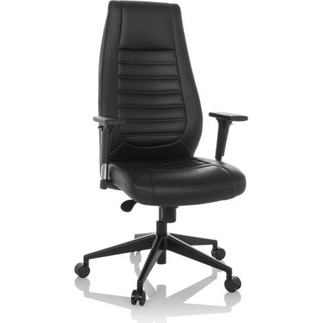 Bürostuhl / Chefsessel VITORO B Kunstleder schwarz hjh OFFICE (1/5)