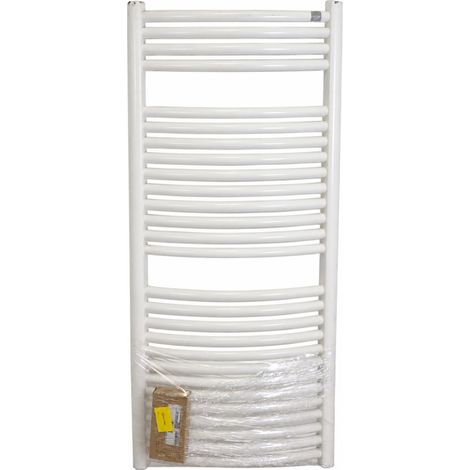 [JAMAIS UTILISE] Sèche-Serviettes Eau Chaude 601W ZEHNDER Janda 120x50cm Blanc - JAB 120-050 (1/5)
