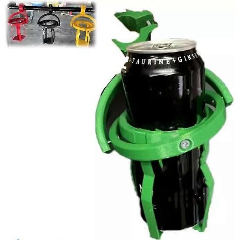 Porte-gobelet gyroscopique, extenseur de porte-gobelet Gyrgo, vert imprimé en 3D (1/2)