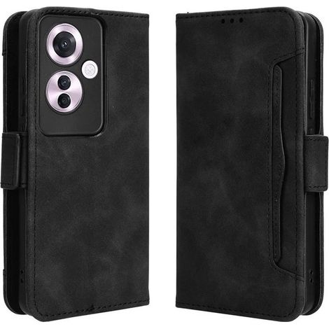 Klapphülle für Oppo Reno 11F 5G, mit Kartenfach, Schwarz (1/5)