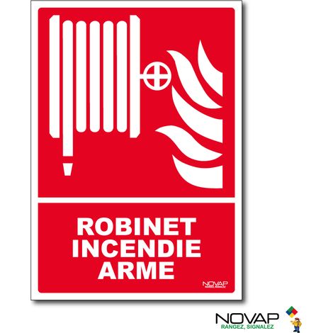 Panneau Robinet d'incendie - Rigide A5 - 4600581