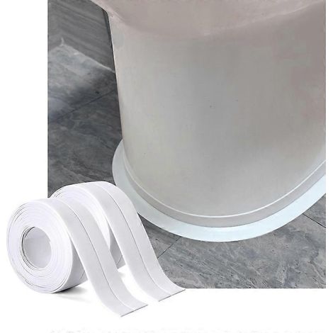Bande d'étanchéité auto-adhésive imperméable pour joints, mastic pour toilettes (1/5)
