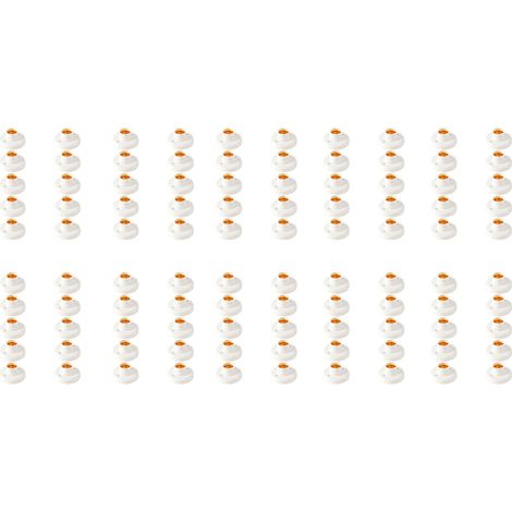 100 Stück E27-Serie Kunststoff-Schraublampenfassung, runde Lampenfassung, Glühbirnensockel-Adapter