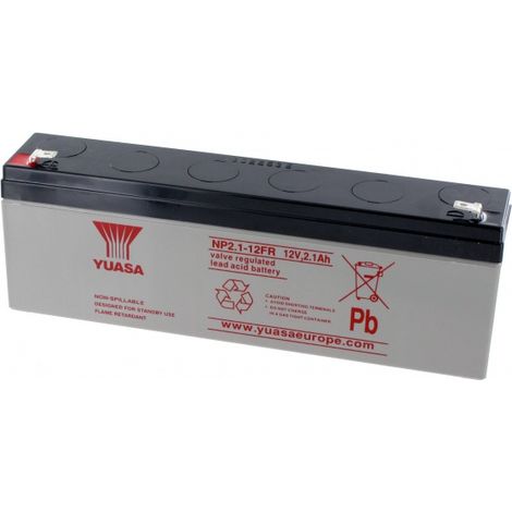 Batterie Plomb Yuasa 12V 2.1Ah NP2.1-12FR