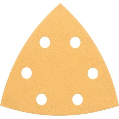 5 abrasifs C470 Best For Wood And Paint 93 mm G180 6 trous pour ponceuse Delta - BOSCH - 2608605153 (1/2)