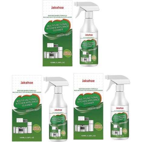 Nettoyant cuisine multifonctionnel puissant, formules naturelles pour appareils ménagers, spray nettoyant pour la cuisine. (1/5)