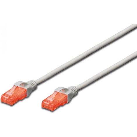Cavo di Rete Cat.6E 0,25mt Grigio (Dk16170025)