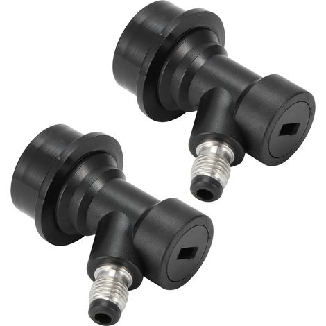 2 Stück 1/4"-MFL-Kugelkupplungsset für Heimbrau-Bier- und Limonadenfass-Flüssigkeitsanschlüsse Adapter (1/5)