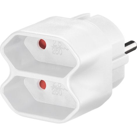 Goobay 51000 adaptador e inversor de corriente Blanco