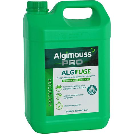 ALGIFUGE - 5 LITER - Imprägniermittel für Dächer, Mauern, Fassaden ALGIMOUSS - 047002