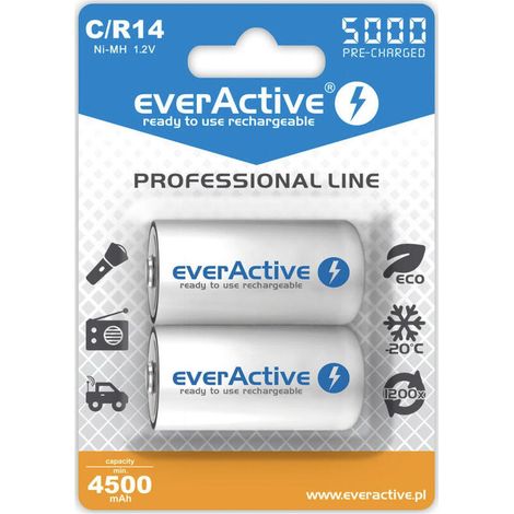 R14 AKU 2BL EverActive 5000 Profesional (1/2)