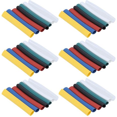 42 gaines thermorétractables étanches pour câbles de données, 6/3 mm