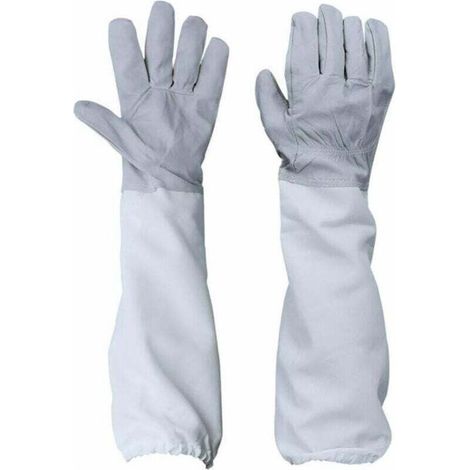 Gants de protection pour apiculteur, gants d'apiculteur, gants d'apiculteur en peau de mouton, gants d'apiculteur en peau de mouton de haute qualité (1/4)