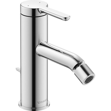 Duravit C.1 Mitigeur monocommande de bidet Chromé Brillant 141x40x155 mm - C12400001010 (1/5)