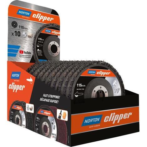 Norton Clipper 115mm Rapid Strip Metal Disc (Set of 10) - Model CLI749351 (1/3)