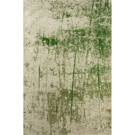 Tapis intérieur extérieur vert antidérapant jacquard - 80 x 150 cm (1/5)