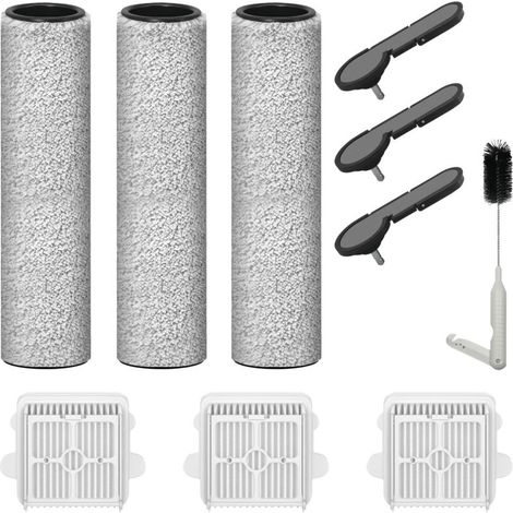 Serpillère à Rouleau et FiltresAccessoires pour Roborock F25 GT,F25,F25 ACE,F25 RT,F25 LT,F25 ALT,F25 XT,F25 ACE Combo,F25 Combo Nass Aspirateur F25 LT serpillère à rouleau 3 pièces et Filtre 3 pièces (1/5)