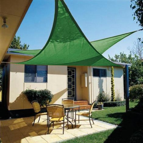 Toldo Vela 5x5x5 m Verde LISTA