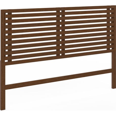 Idmarket – Tête de lit en MDF 160 cm – Effet bois vieilli – Hauteur 110 cm – Épaisseur 3 cm – Fixations murales incluses