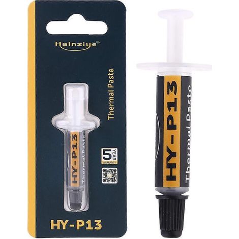 Pâte de silicone thermoconductrice HY-P13 résistante à la chaleur et au refroidissement, 13,4 W/mK (1/5)