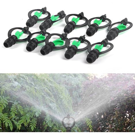 Set mit 10 Regnern G1/2" Mano Kunststoff Schmetterlingsform Regen 11x7x3cm Landwirtschaftliche/Gartenbewässerung (1/5)